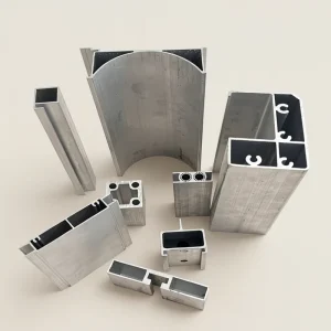 6000 Series Aluminum Alloy Extrusion Profiles for Furniture Housing Glass Wall Anodized Surface Cutting Welding