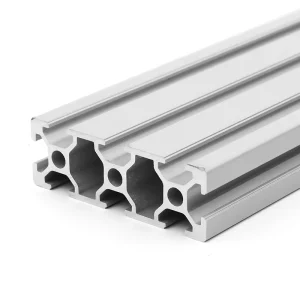 6000 Series Anodized Silver Aluminum T Bar T Slot Extrusion Profile for Work Table Framing