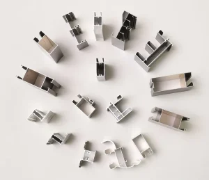 6000 Series Extruded Aluminum Profiles with Cutting Service for Windows and Doors