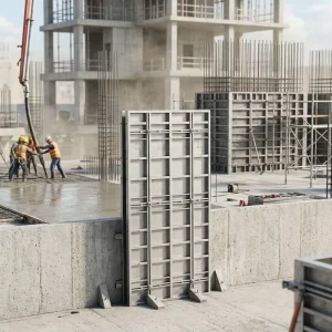 6061-T6 Aluminum Wall Column Slab Concrete Formwork Reusable High-Strength Easily Assembled for Hotels