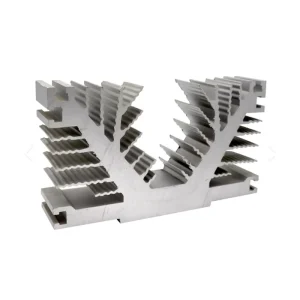 6063 6061 Custom Silver Aluminum Anodized Profile Coated Heat Sink Aluminum Extruded Radiator