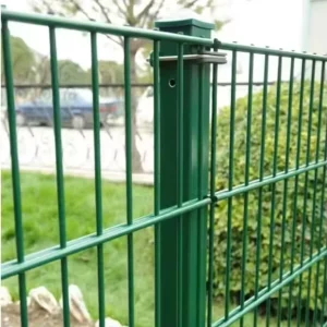 656 Double Wire Mesh Fence Anti Corrosion Welded 2D Fencing Panels for Residential Park Playground Boundary Barrier