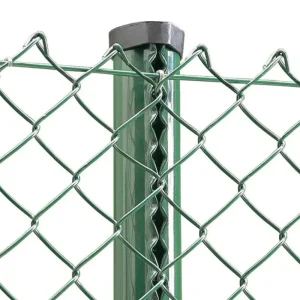 6ft Galvanized Heat Treated Cyclone Chain Link Fence for Construction Site