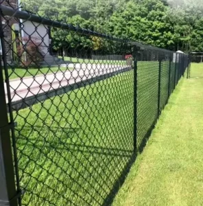 6ft Pressure-Treated Security Farm & Garden Metal Chain Link Fence with Powder Coating