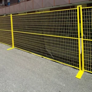 6ftx10ft Removable Metal Frame Fence Galvanized & Powder Coated