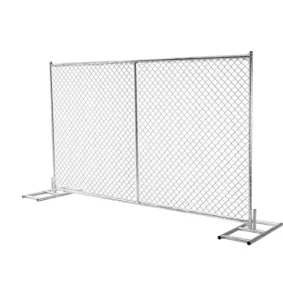 6×12 Galvanized Chain Link Temporary Construction Fence Panels