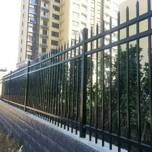 6×8 7ft Horizontal Spear Tubular Steel T-5 Picket Railing Wrought Iron Farm Security Fence Panels