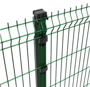 75mm X 150mm Galvanized and Powder Coated 3D Curvy Welded Wire Mesh Fence Panels