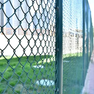 8 Ft PVC-Coated Chain Link Wire Fence for Temporary Security, Rodent-Proof