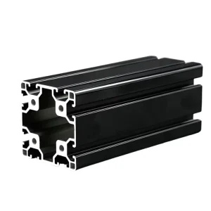 8080 BlackAluminum Profile Extrusion Anodized Sliver 6063 T5 Material Custom Cutting Drilling Service
