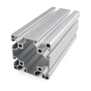 8080 T Slot Industrial Aluminum Extrusion Profile 6063 T5 Anodized 6000 Series Grade Custom Cutting Service