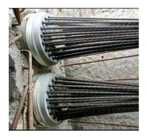 82B High Carbon Steel 7 Strand Prestressed Steel Strand for Tunnels Roads Smooth Surface Metal Building Materials