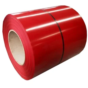 914mm Width Red Colored Prepainted Galvanized Metal Sheet PPGI Steel Coils for Roof Sheeting