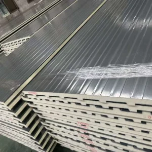 950mm Effective Width PU Great Wall Sandwich Panel High Density Insulated Metal Wall Plate for Steel Structure Workshop