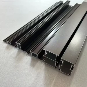 A Complete Set of Durable Extrusion Aluminum Profile for Windows and Doors