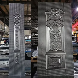 ABYAT Luxury Embossed Design Panel Metal Moulding Skin Stamped Door Skin