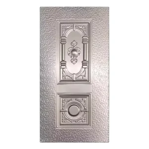 ABYAT Steel Iron Door Skin Sheet Embossed Gate Smart Door Double Side Panel Metal Door