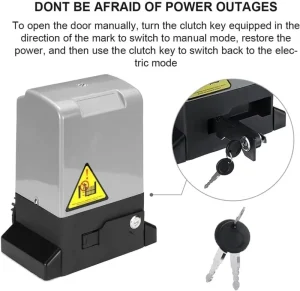 AC Integrated Remote Control Sliding Door Opener Motor for Commercial Building