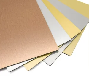 ACP Partition Sheets Brushed Aluminum Aluminium Composite Panel