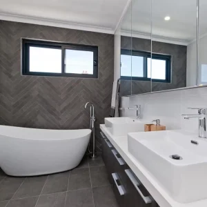 AS2047 Australia Customized Bulk Waterproof Three Track Sliding Windows Apartments Aluminium Glass Sliding Windows