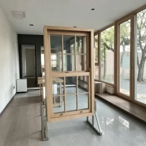 AS2047 Hurricane Approved Double Glazed Solid Wood Secure Sash Window Double Or Single Windows Bars Aluminum Door And Window