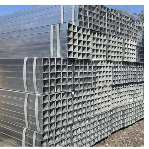 ASTM A36 Pre galvanized Rectangular 40×60 Welded Steel Tube MS Iron Steel Metal Square Tubes 4 Inches