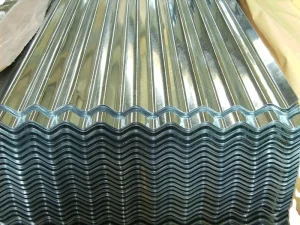 ASTM A653 G550 High Strength Galvanized Steel Corrugated Roofing Sheet Z41 Z60 Coating Cutting for Container Houses Warehouses