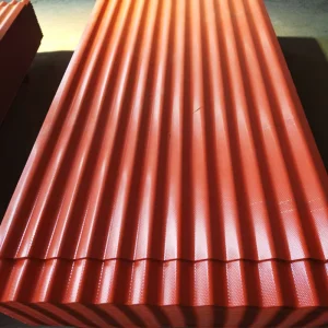 ASTM A653 Prepainted Galvanized Steel Sheet Color Coated PPGI Corrugated Roofing Sheet Metal Cladding Plate for Warehouse