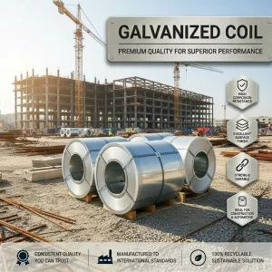 ASTM A653 Standard GI Coil Galvanized Steel Coil for America Market Building Construction Project Grade