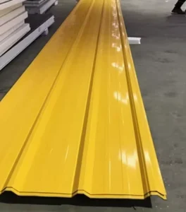 ASTM A792 Color Coated Galvalume Corrugated Metal Roofing Sheet Galvanized Steel Sheet Roofs
