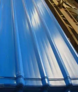 ASTM A792 Color Coated Galvalume Corrugated Metal Roofing Sheet Galvanized Steel Sheet Roofs