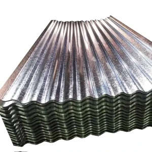 ASTM AISI SGCC Corrugated Galvanized Steel Sheet for Metal Roofing Building Steel Material with Large Stock