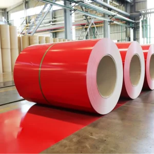 ASTM PPGI Steel Coils Galvanized Pre coated Z121 Z180 Customized Color Mid Hard 0.12-6mm Thickness for Metal Roofing Panels