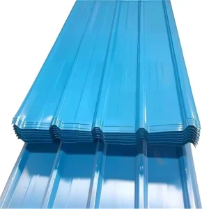 AZ40 AZ80 AZ120 Galvalume Aluzinc Aluminum Zinc Coated Steel Plate Color Corrugated Roofing Sheet for Container