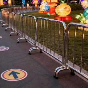 Activity Used Hot dipped Galvanized Crowd Control Pedestrian Barrier Temporary Perimeter Fencing