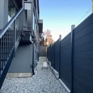 Adjustable Aluminum Alloy & Iron Contemporary Stair and Park Railings with DIY Installation