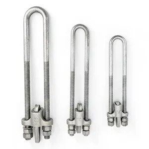 Adjustable Hot Dip Galvanized U-Type Wedge Dead End Hardware Clamp Electric Power Cable Accessories