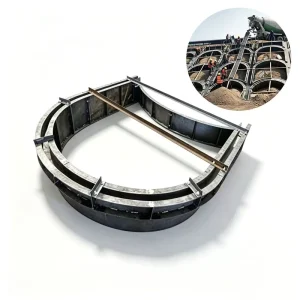 Adjustable Size Strength Welded Steel Formwork Slope Protection Mold Arch Frame Steel Mold for High speed Roadbed Protection