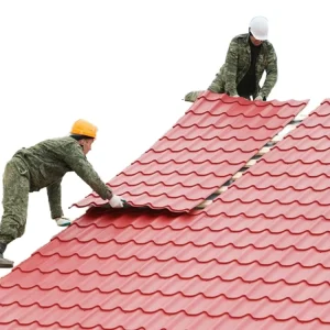Aesthetic Appeal 5+ Year Warranty Tejas Para Techos Pvc Ready Stock 2.3mm Thick PVC ASA Roof Tiles For Hotels Villas
