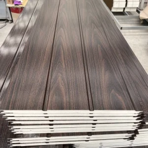 Affordable Decorative Metal Siding Pu Sandwich Panel Construction Panel for Factory Workshop Warehouse Exterior Decoration