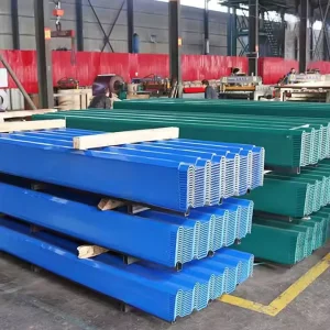AiSi ASTM GB JIS 0.12-0.30mm Mid Hard PPGI Color Coated Corrugated Galvanized Steel Plate Custom Metal Roofing Sheet