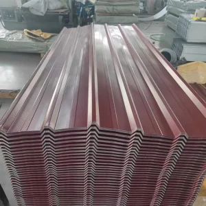 AiSi Standard 0.4mm Thick 600mm Width Colorful Corrugated Steel Roofing Sheet for Construction Use Cutting and Welding