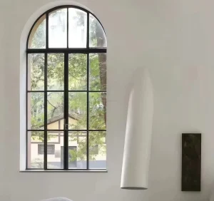 Airy Hinged Glazing Steel Casement Windows with Double Glass for Building Project