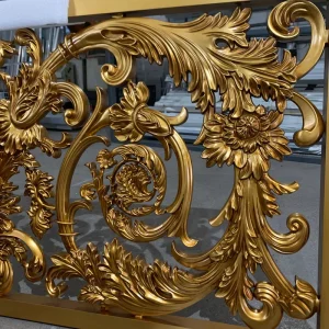 Aluminium Customized Metal Railings for Villa Stair Balcony Traditional Design Rust Resistant Easy Installation Various Colors