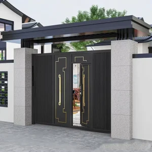 Aluminium Electric Driveway Gate System for Garden Home Yard