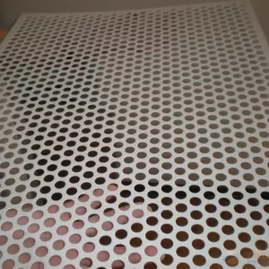Aluminum 304 Stainless Steel Punched Metal Plate Perforated Metal Sheets For Exterior Wall Decoration