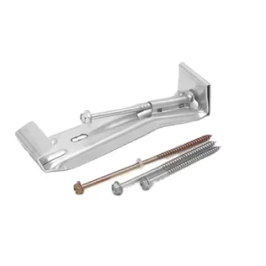 Aluminum 5/6 Inch Head-Screw Seamless Gutter Hidden Hanger Brackets
