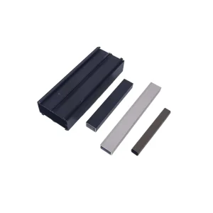 Aluminum Alloy 6000 Series 6063 Profile Mold Opening Extrusion Products Bending Cutting Welding Anodized Surface Treatment