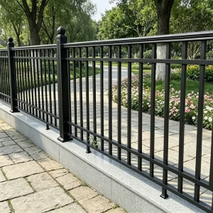 Aluminum Alloy Anti-rust Protective Fence for the Terrace of an American Single-family Villa