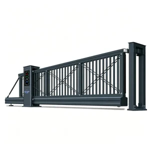 Aluminum Alloy Automatic Cantilever Sliding Gate Outdoor for House